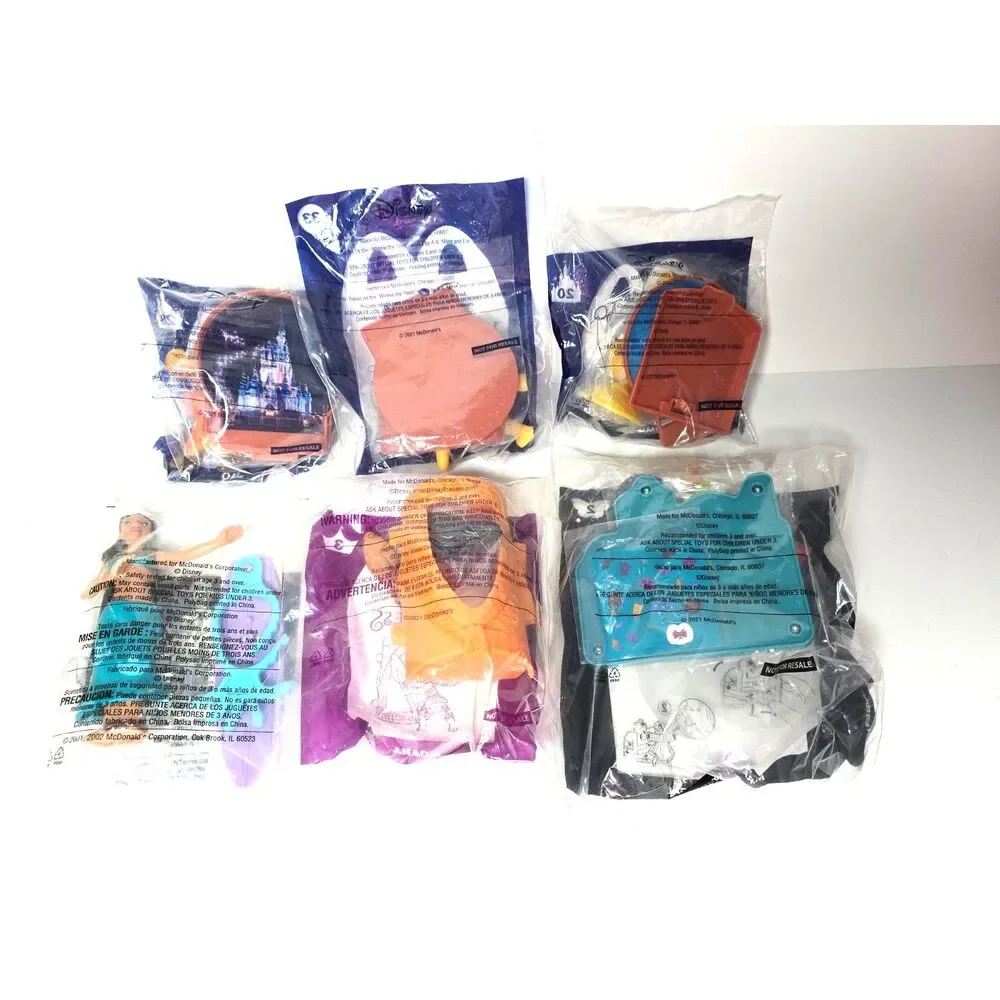 Disney McDonald’s Happy Meal Toys Lot of 6  Sealed 50th Anniv. Stitch Encanto
